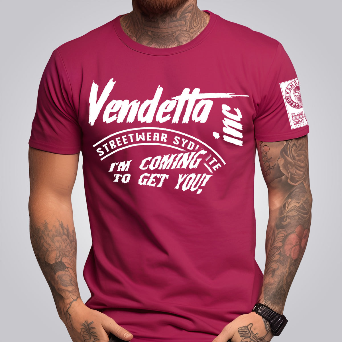 Vendetta Inc. Shirt Nightmare fuchsia VD-1316