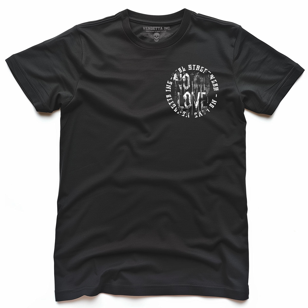 Vendetta Inc. Shirt No Love schwarz VD-1430
