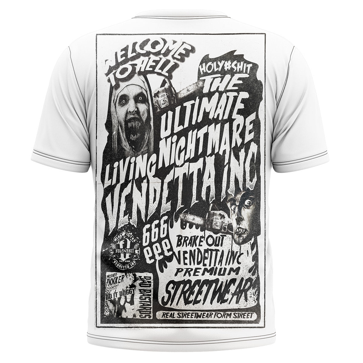 Vendetta Inc. Shirt Brake Out weiß
