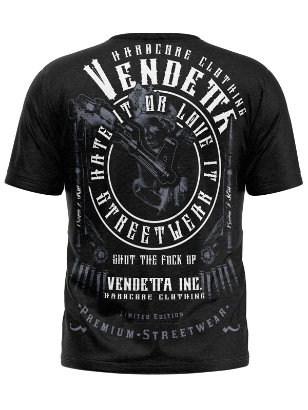 Vendetta Inc. Shut Shirt schwarz VD-1101