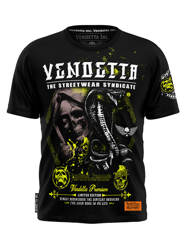 Vendetta Inc. Shirt Skull Snake schwarz 1183