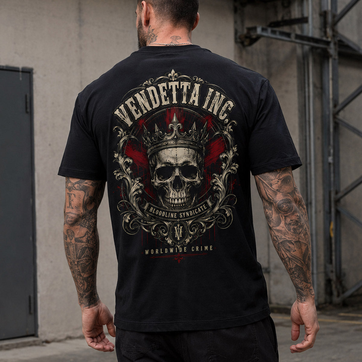 Vendetta Inc. Shirt Bloodline Syndicate schwarz