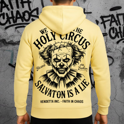 Vendetta Inc. Sweatjacke Holy Circus gelb