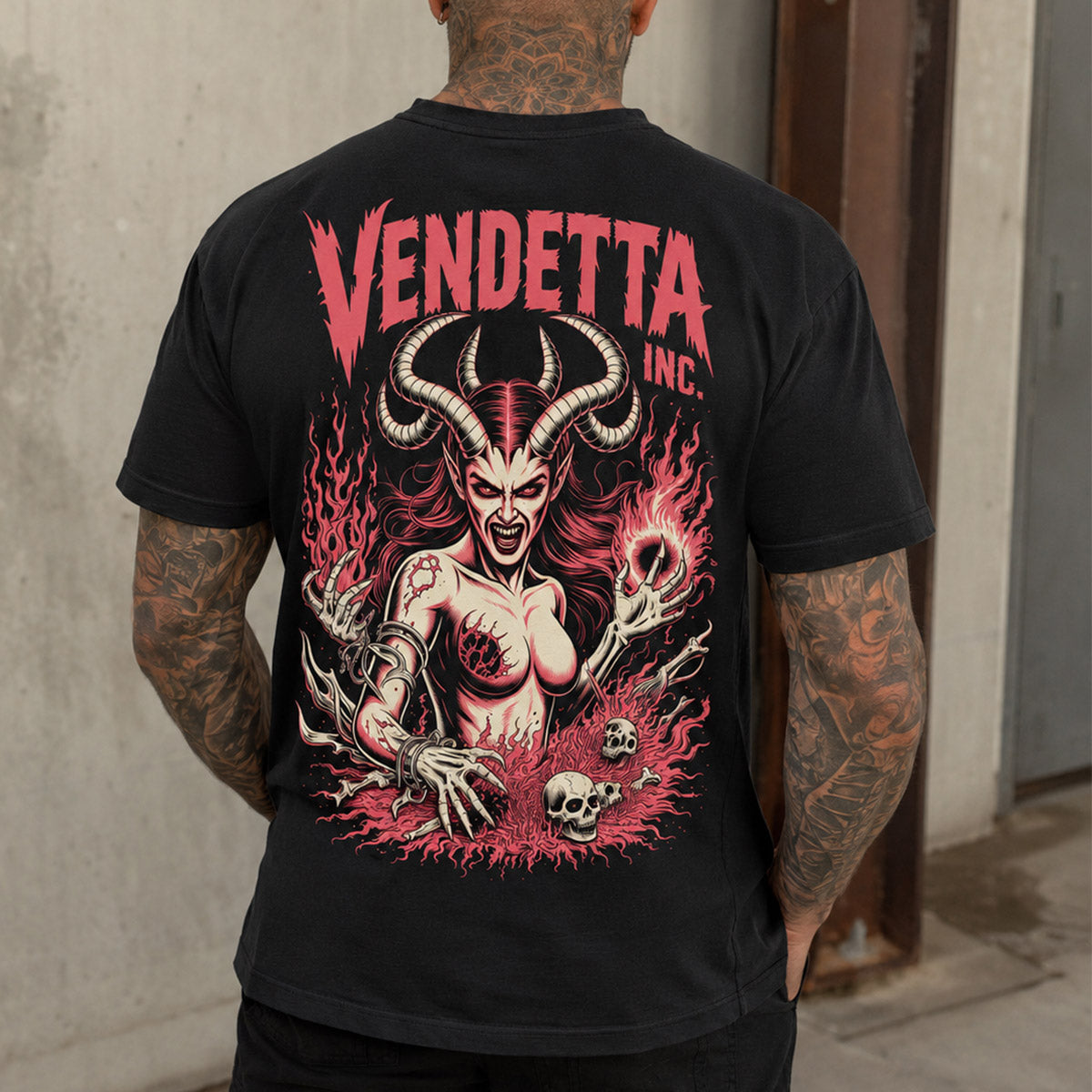 Vendetta Inc. Herren Shirt Hellbound Queen schwarz