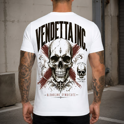 Vendetta Inc. Shirt Skull Syndicate weiß