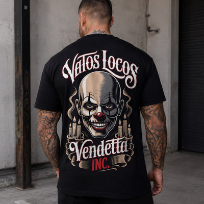 Vendetta Inc. Herren Shirt Vatos Locos schwarz – Clown
