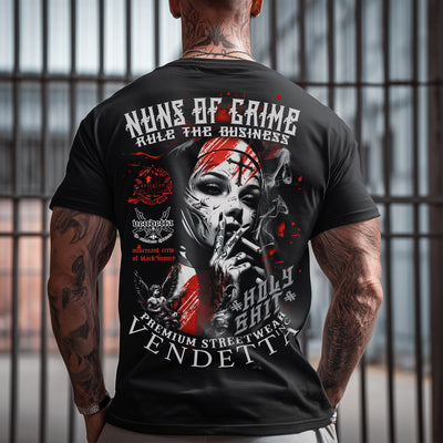 Vendetta Inc. Shirt Nuns of Crime schwarz VD-1581