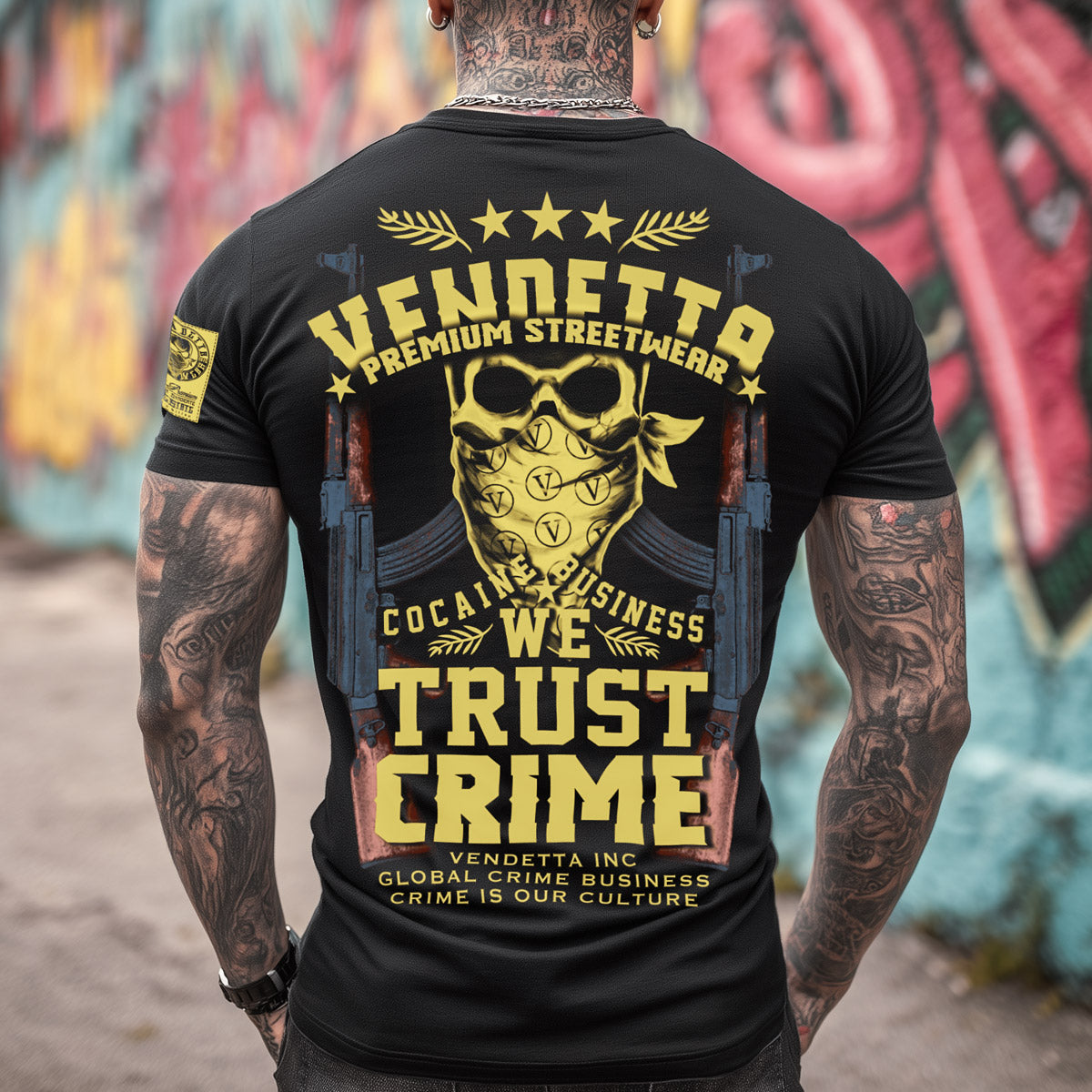 Vendetta Inc. Shirt Trust Crime schwarz VD-1243