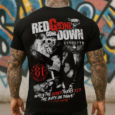 Vendetta Inc. Shirt Red Gone Down schwarz VD-1596