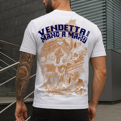Vendetta Inc. Shirt Blood Oath weiß VD-1599