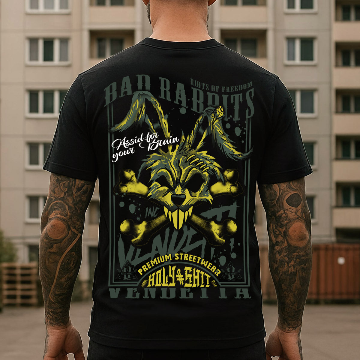 Vendetta Inc. Shirt Acid Bunny schwarz VD-1606
