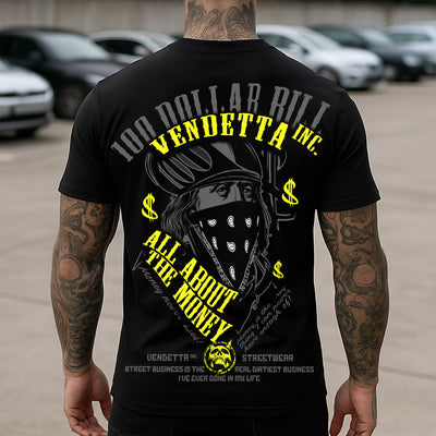 Vendetta Inc. Shirt All About the Money schwarz VD-1618