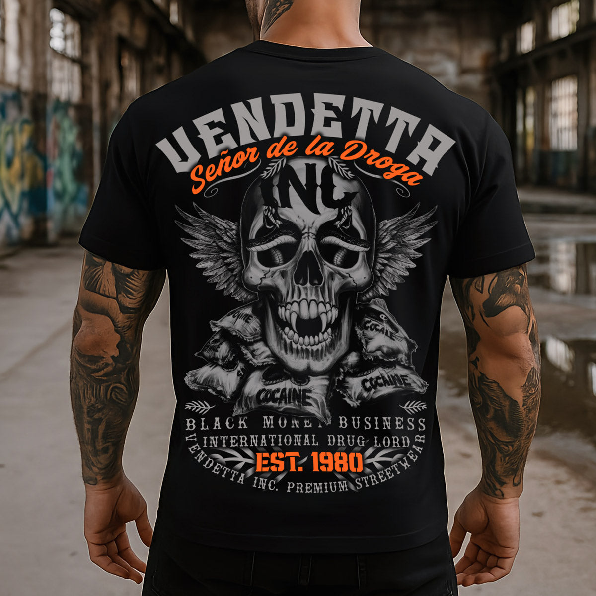 Vendetta Inc. Shirt Blood & Business schwarz VD-1461