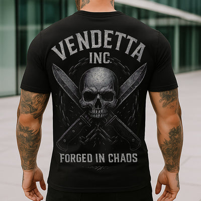 Vendetta Inc. Shirt Forged in Chaos schwarz VD-1659