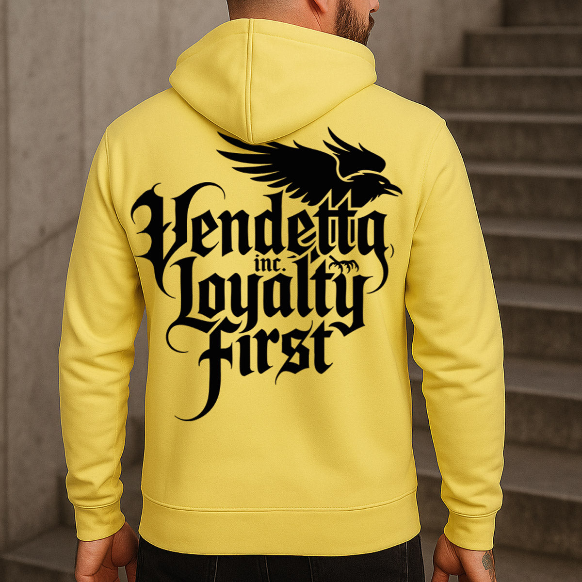Vendetta Inc. Hoodie Loyalty First gelb VD-4092