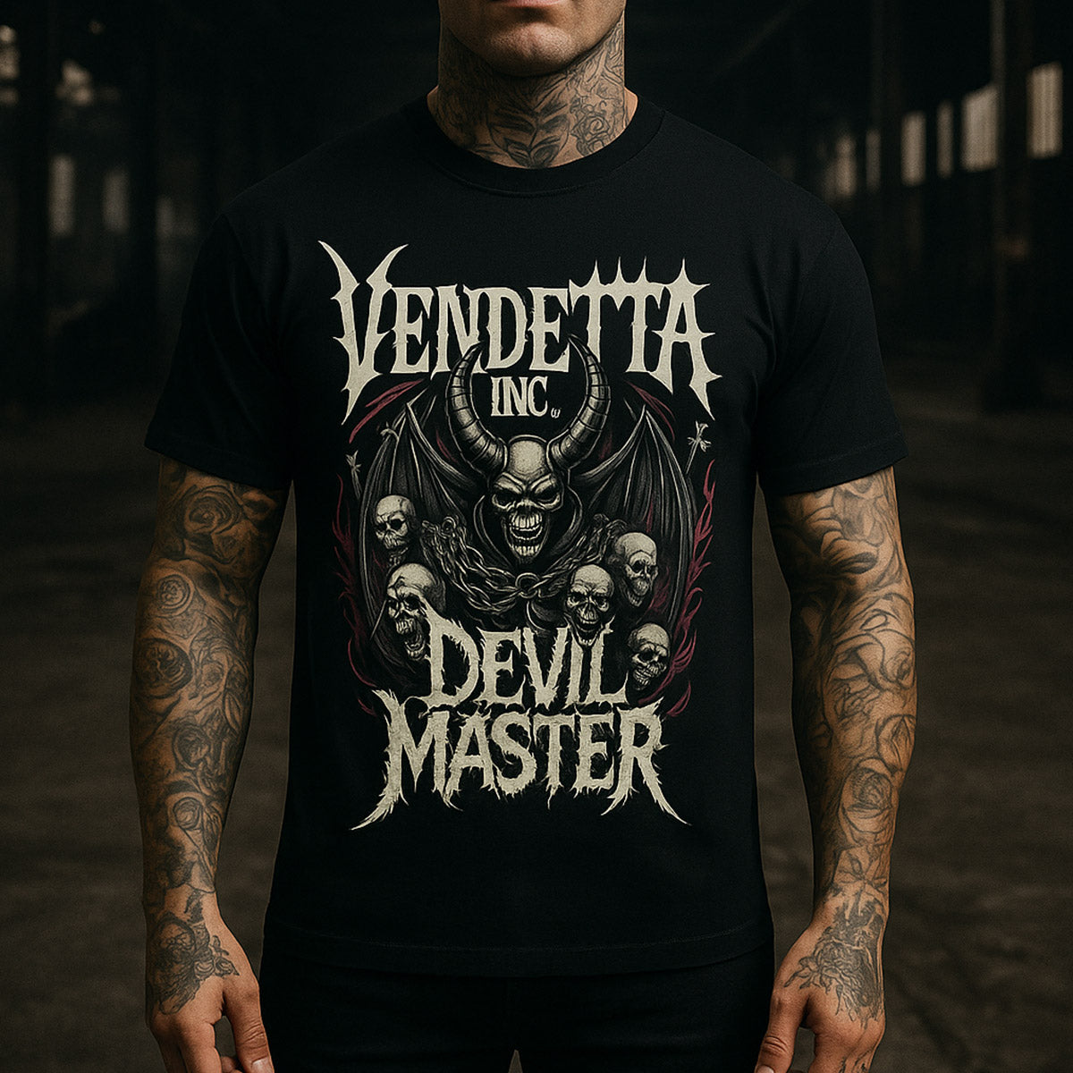 Vendetta Inc. Shirt Devil Master schwarz