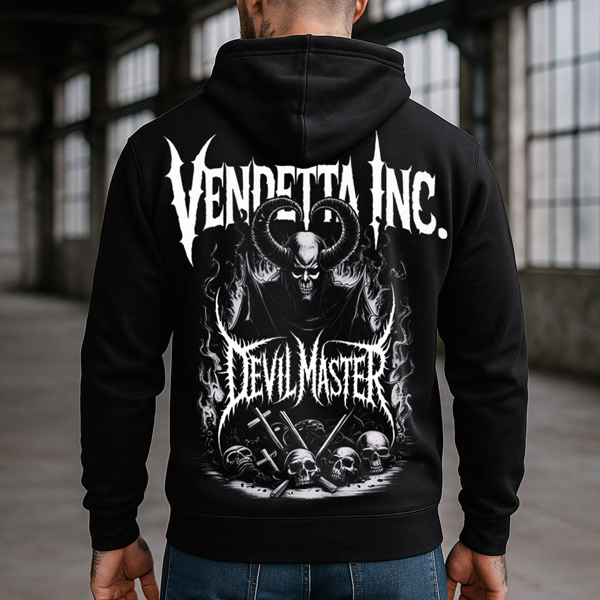 Vendetta Inc. Kapuzensweater Devil Master schwarz