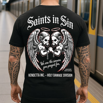 Vendetta Inc. Shirt Saints in Sin schwarz