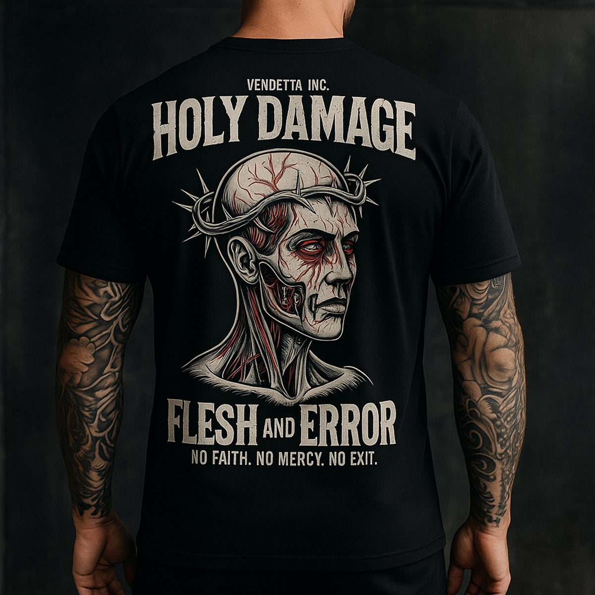 Vendetta Inc. Shirt Holy Damage schwarz