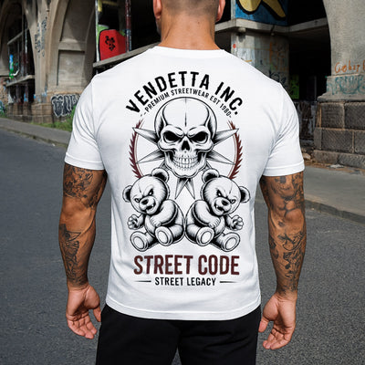 Vendetta Inc. Shirt Street Code weiß
