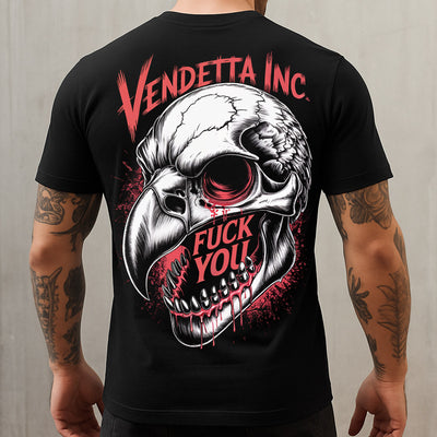 Vendetta Inc. Shirt Raven Fury Skull schwarz
