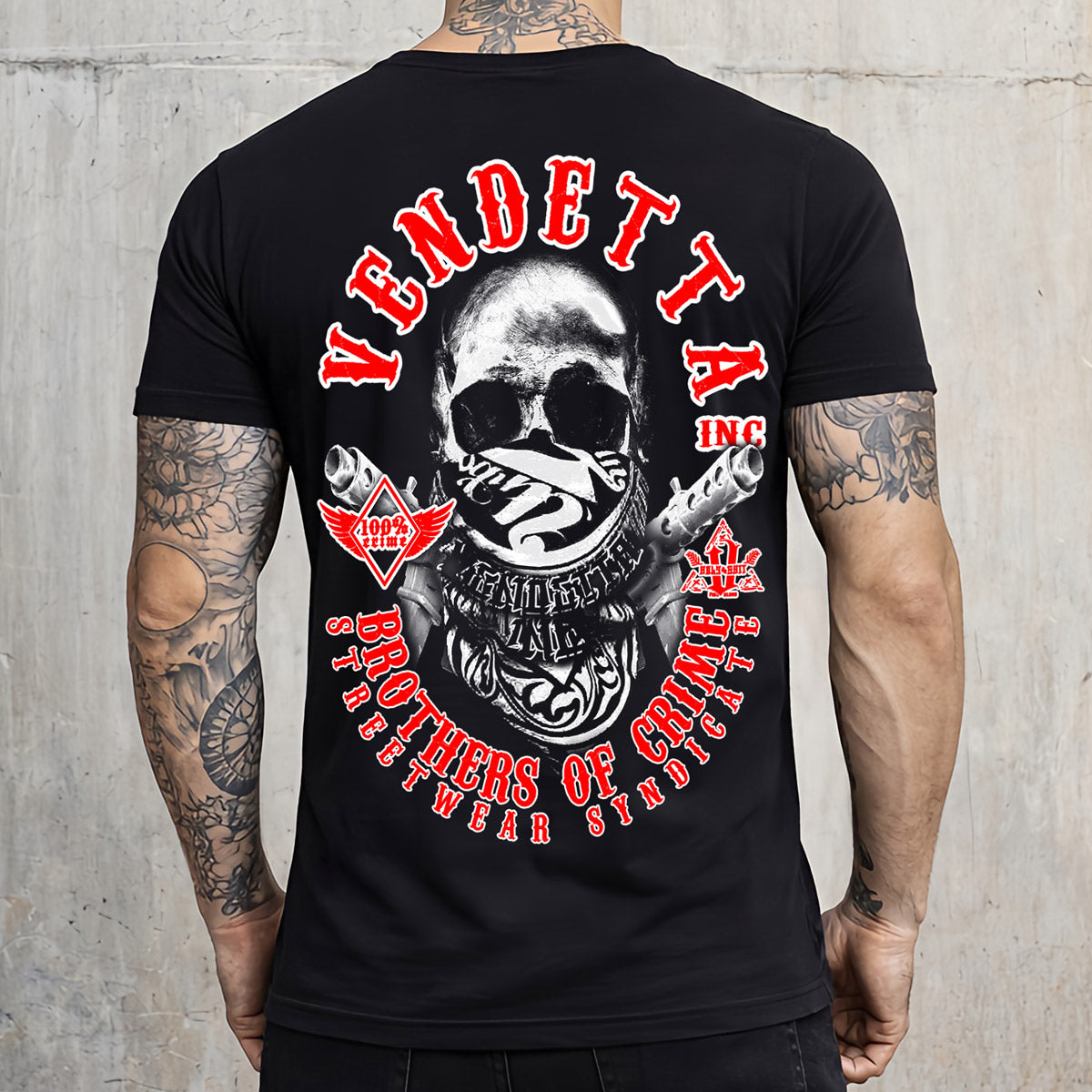 Vendetta Inc. Shirt Brothers of Crime schwarz
