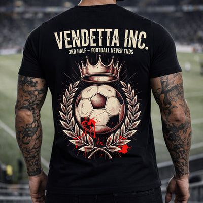 Vendetta Inc. Shirt 3rd Half – Football Never Ends schwarz