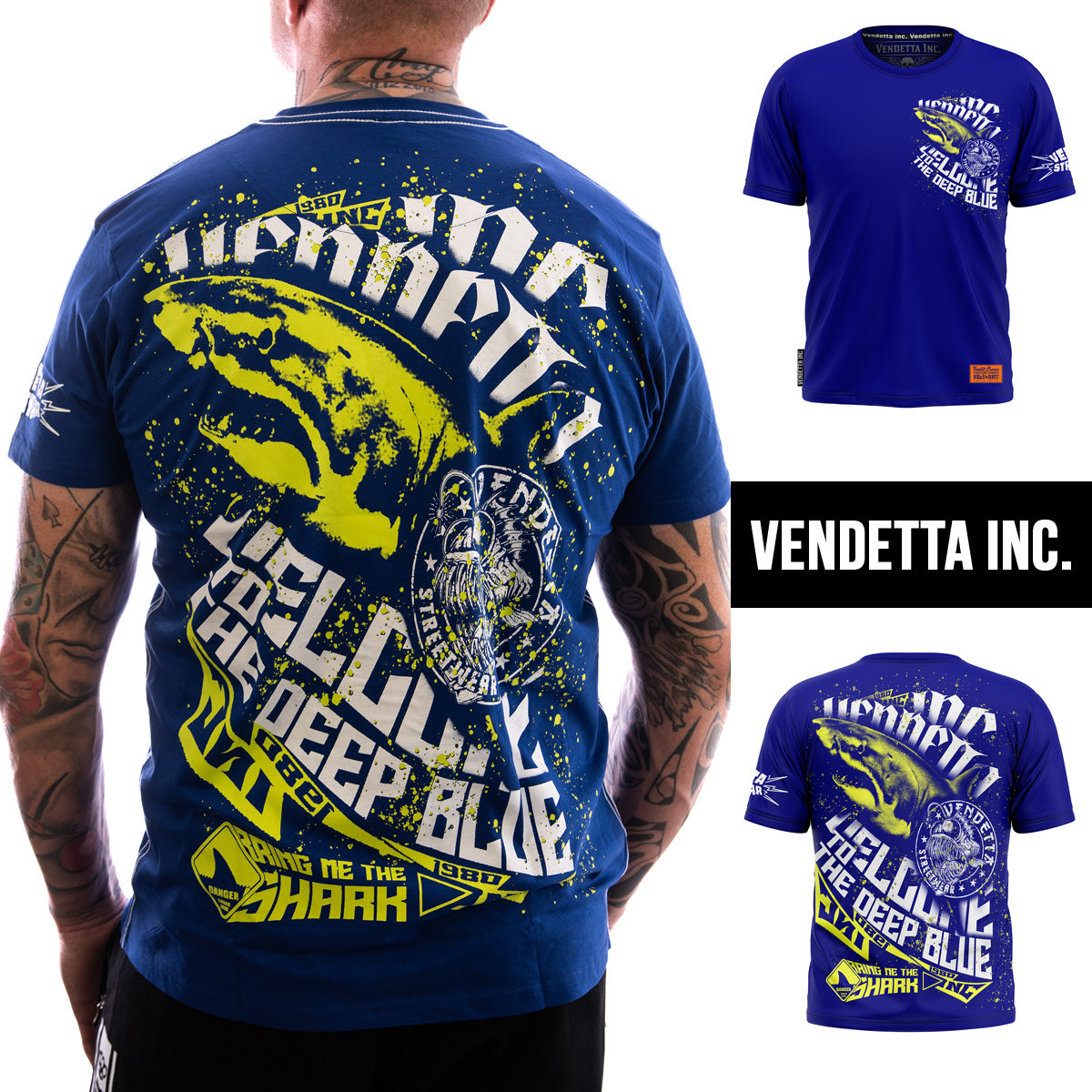 Vendetta Inc. Shirt Shark 2.0 navy