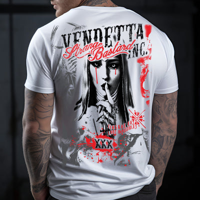 Vendetta Inc. Shirt Bastard weiß 1324