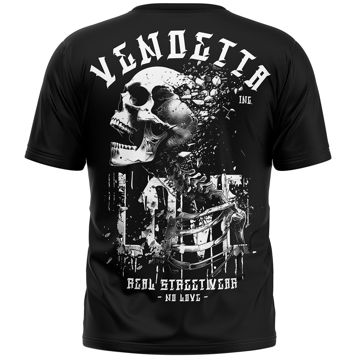 Vendetta Inc. Shirt No Love schwarz VD-1430