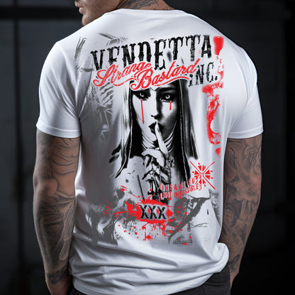 Vendetta Inc. Herren Shirt Bastard weiß
