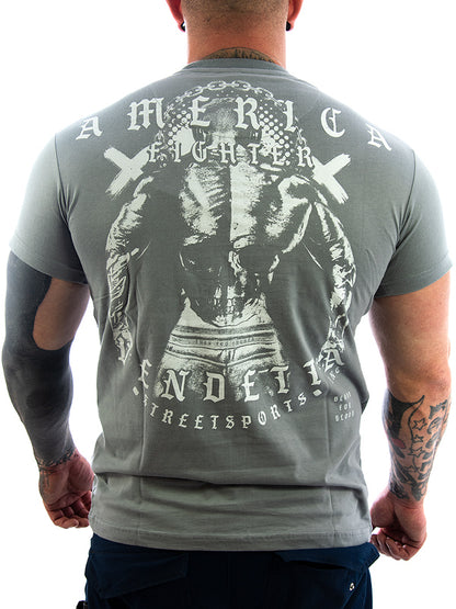 Vendetta Inc. Shirt Fighter X gray VD-1158