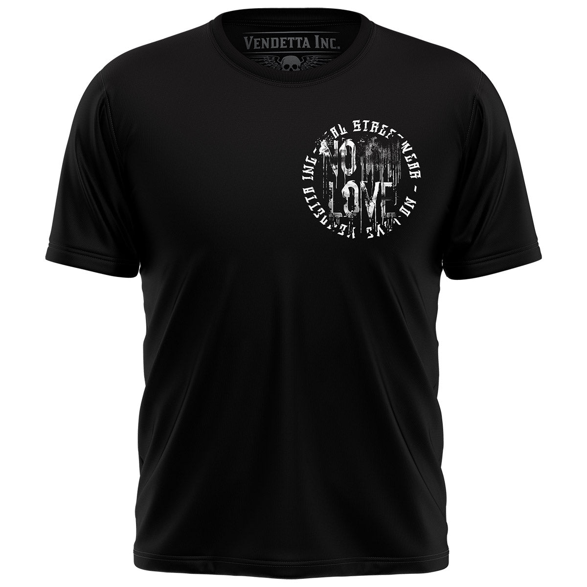 Vendetta Inc. Shirt No Love schwarz VD-1430