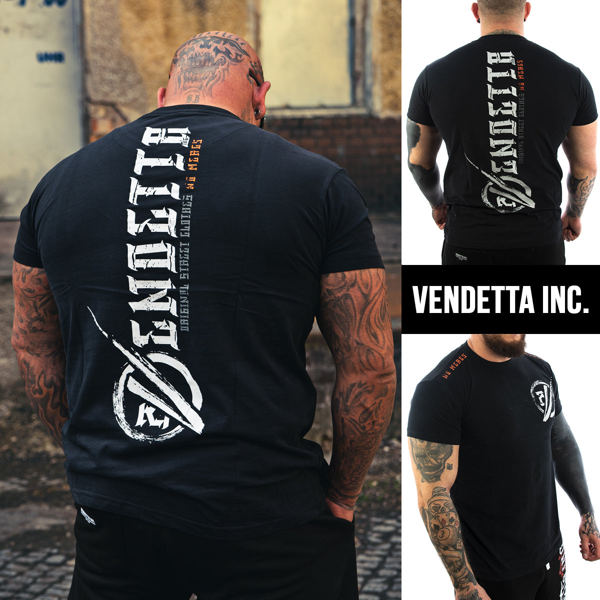 Vendetta Inc. Shirt No Mercy schwarz VD-1143