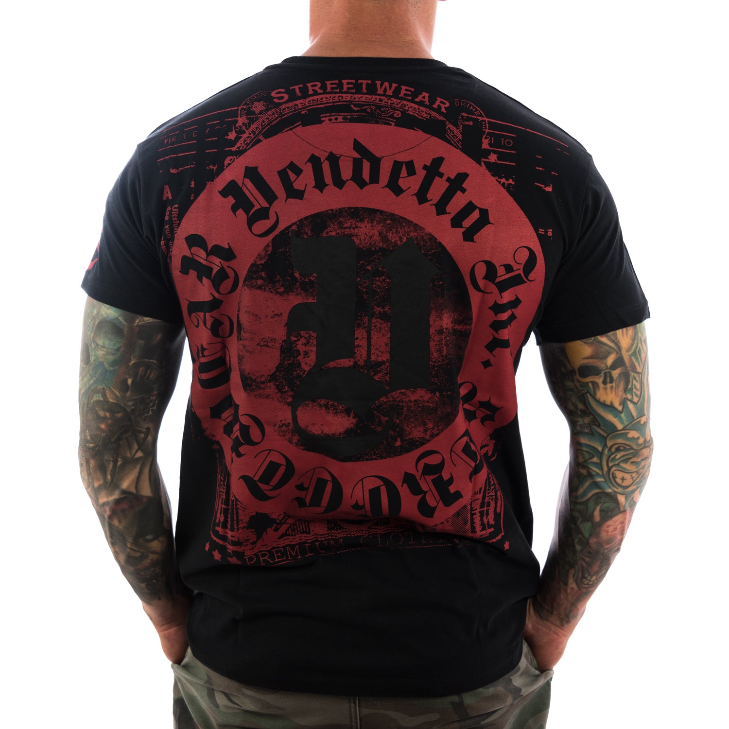 Vendetta Inc. Shirt Blood Logo 1074 schwarz