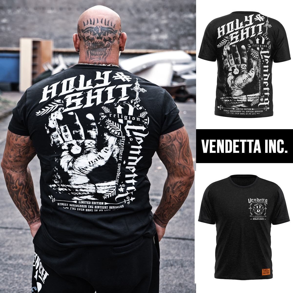 Vendetta Inc. Shirt Street Religion VD-1173 black