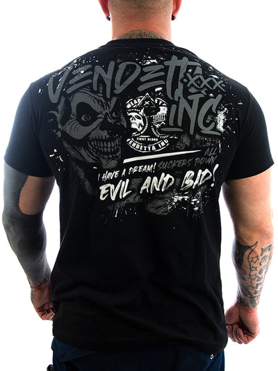 Vendetta Inc. Shirt Evil and Bad schwarz VD-1157