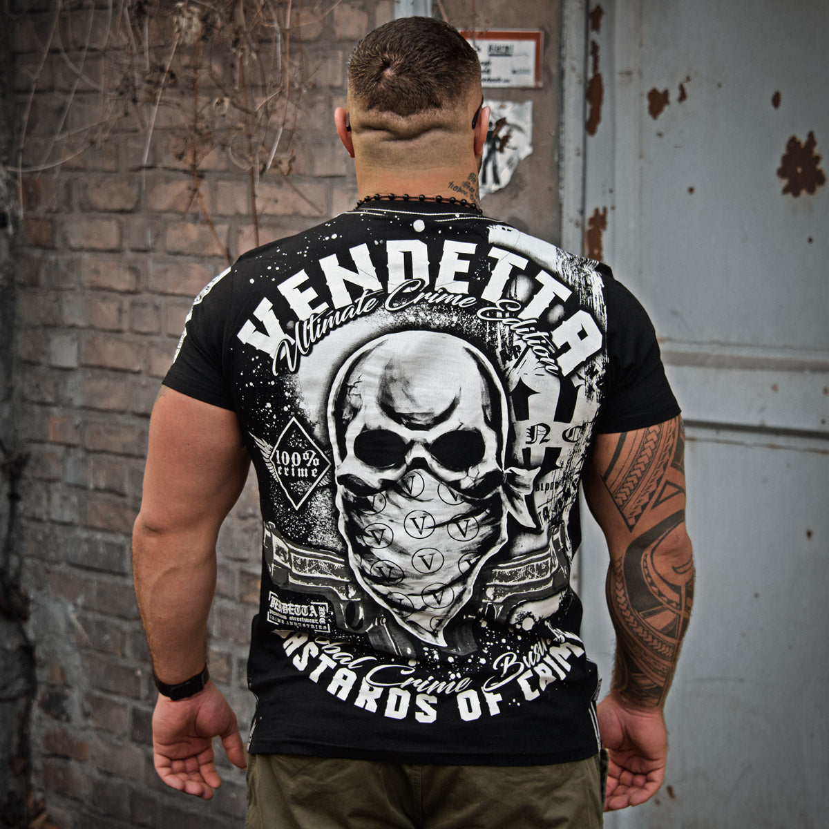 Vendetta Inc. Shirt Bastards of Crime schwarz