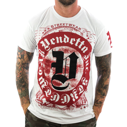 Vendetta Inc. Shirt Blood Logo 1074 weiß