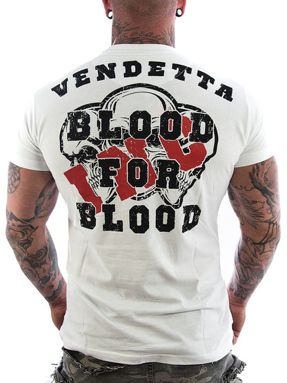 Vendetta Inc. Shirt Blood VD-1119 weiß