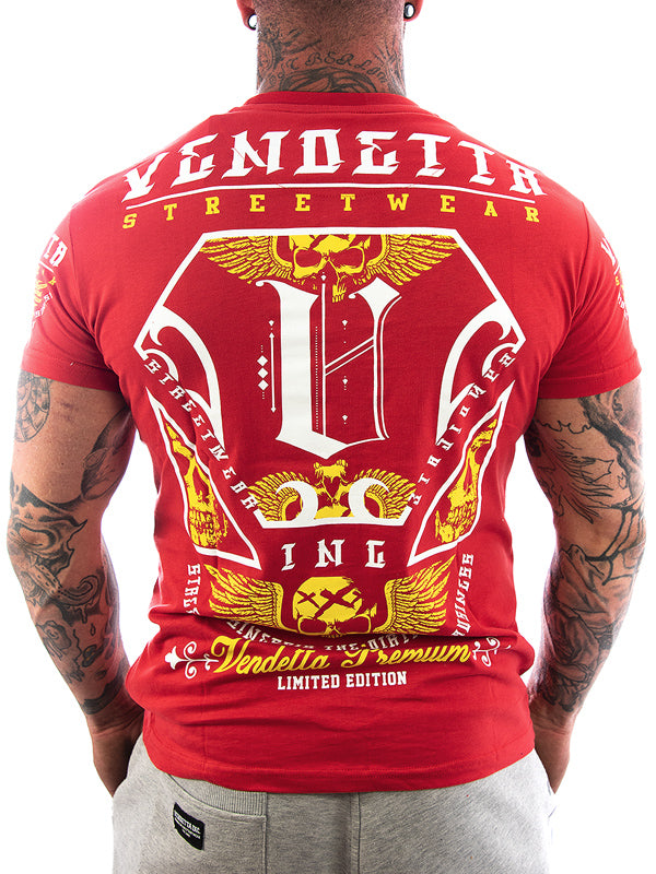 Vendetta Inc. Shirt Street Business 1114 rot