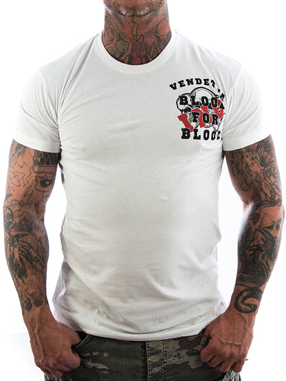 Vendetta Inc. Shirt Blood VD-1119 weiß