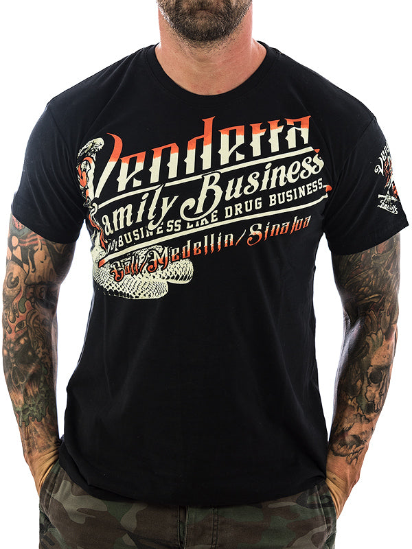 Vendetta Inc. Shirt Family Business 1070 schwarz