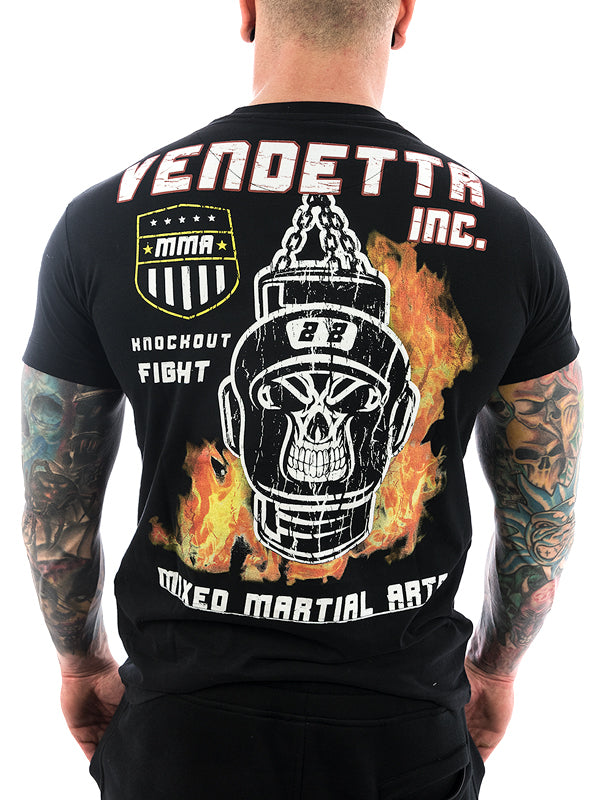 Vendetta Inc. Shirt Knockout MMA 1042 black