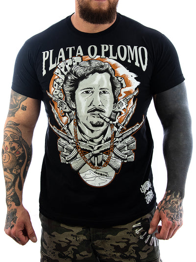 Vendetta Inc. Shirt Plata o Plomo schwarz VD-1136