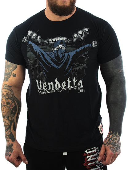 Vendetta Inc. Shirt Football schwarz VD-1142