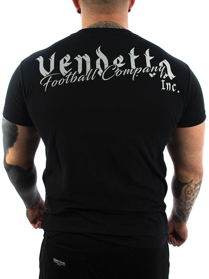 Vendetta Inc. Shirt Football schwarz VD-1142