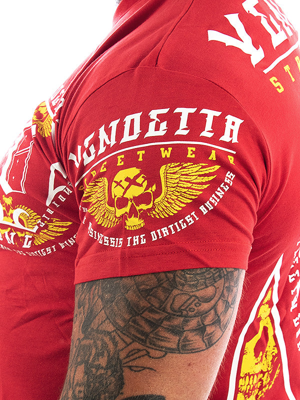 Vendetta Inc. Shirt Street Business 1114 rot