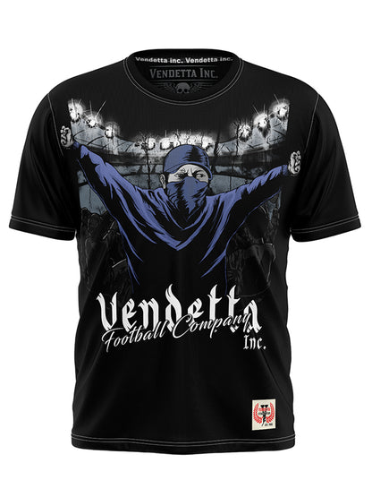 Vendetta Inc. Shirt Football schwarz VD-1142