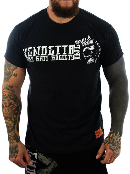 Vendetta Inc. Shirt Skull Crow black VD-1167